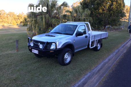 Silver 2008 Holden Rodeo Cab Chassis DX (4X4)