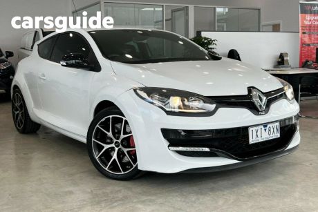 White 2015 Renault Megane Coupe RS 265 CUP