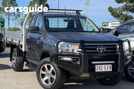 Grey 2017 Toyota Hilux Cab Chassis SR (4X4)