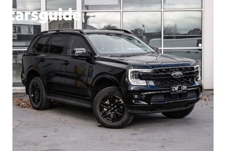 Black 2023 Ford Everest Wagon Sport (4WD)