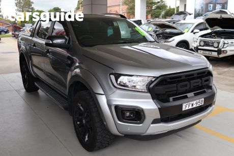 Silver 2022 Ford Ranger Double Cab Pick Up Wildtrak 3.2 (4X4)