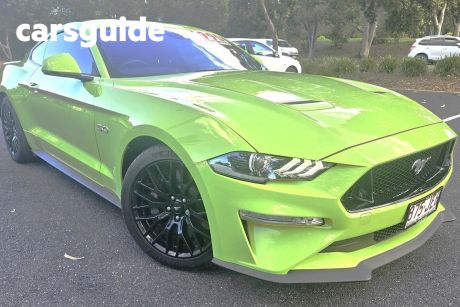 Green 2019 Ford Mustang Coupe Fastback GT 5.0 V8