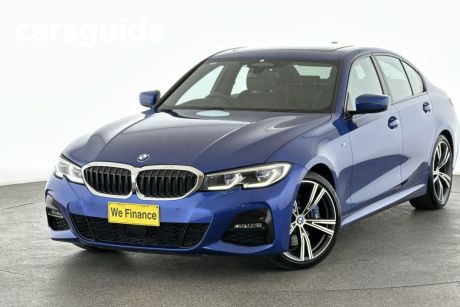 Blue 2019 BMW 330I Sedan M-Sport
