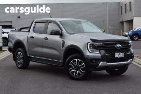 Silver 2023 Ford Ranger Double Cab Pick Up Sport 2.0 (4X4)