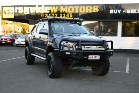 Grey 2015 Ford Ranger Ute Tray PX MkII XLS Utility Double Cab 4dr Spts Auto 6sp 4x4 3.2DT