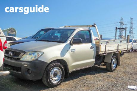 Silver 2009 Toyota Hilux Cab Chassis Workmate