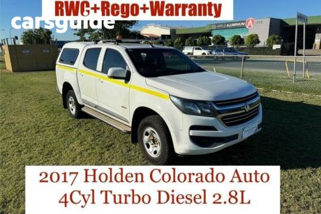 White 2017 Holden Colorado Crew Cab Pickup LS (4X2)