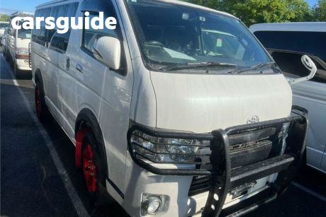 White 2015 Toyota HiAce Commercial Super GL 4WD