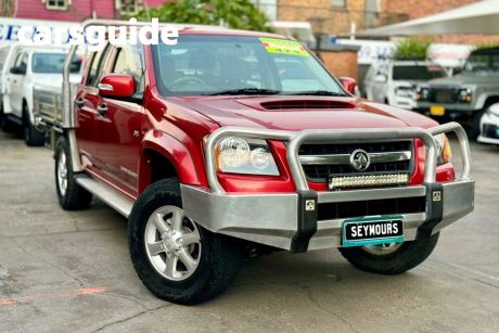 Red 2011 Holden Colorado Ute Tray RC LX Cab Chassis Crew Cab 4dr Man 5sp 4x4 3.0DT
