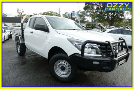 White 2020 Mazda BT-50 Freestyle Cab Chassis XT (4X4)