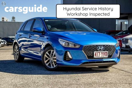 Blue 2018 Hyundai I30 Hatchback Active