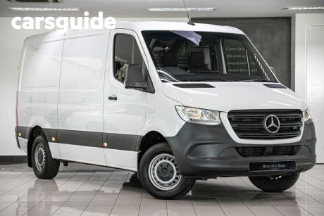 White 2023 Mercedes-Benz Sprinter Commercial 311CDI Low Roof MWB 9G-Tronic RWD