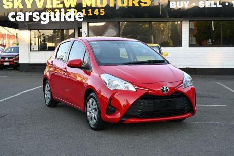 Red 2017 Toyota Yaris Hatch Ascent