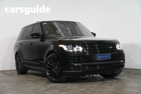 Black 2016 Land Rover Range Rover Wagon Vogue TDV6