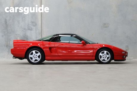Red 1991 Honda NSX Coupe