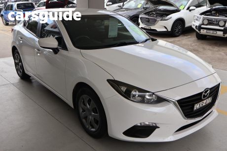 White 2014 Mazda 3 Sedan NEO