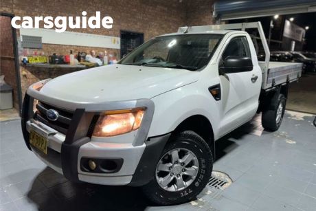 White 2012 Ford Ranger Cab Chassis XL 2.2 (4X4)
