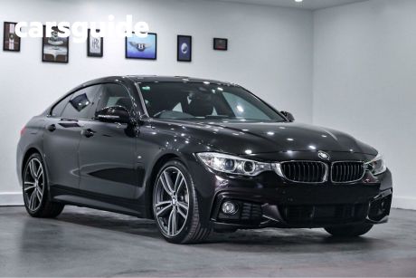 Black 2017 BMW 430I Coupe Gran Coupe M Sport