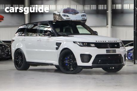 White 2017 Land Rover Range Rover Sport Wagon SC SVR