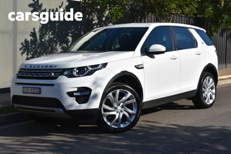 White 2015 Land Rover Discovery Sport Wagon SD4 HSE