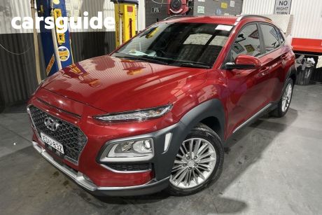 Red 2020 Hyundai Kona Wagon Elite (fwd)
