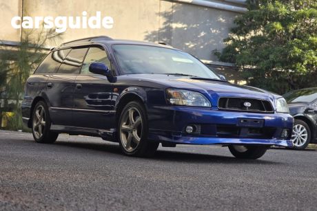 Blue 2001 Subaru Legacy Wagon
