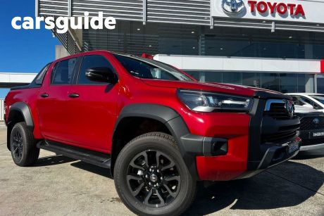 Red 2023 Toyota Hilux Double Cab Pick Up Rogue (4X4)