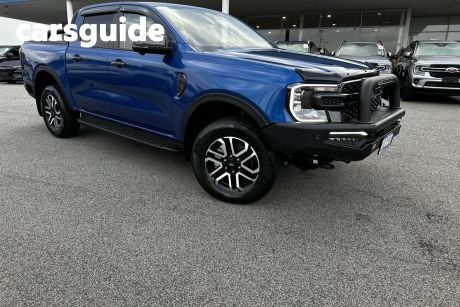 Blue 2024 Ford Ranger Double Cab Pick Up Sport 2.0 (4X4)