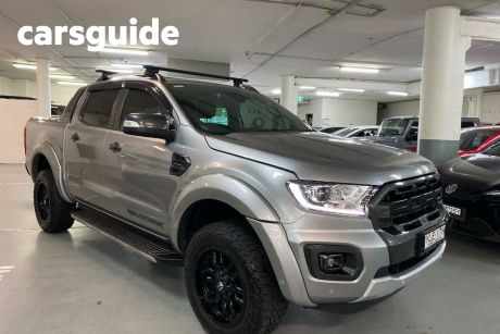 Silver 2022 Ford Ranger Double Cab Pick Up Wildtrak 2.0 (4X4)