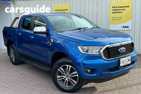 Blue 2021 Ford Ranger Double Cab Pick Up XLT 3.2 (4X4)