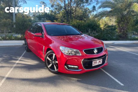 Red 2017 Holden Commodore Sedan SV6