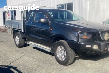 Grey 2017 Ford Ranger Super Cab Chassis XL 3.2 (4X4)
