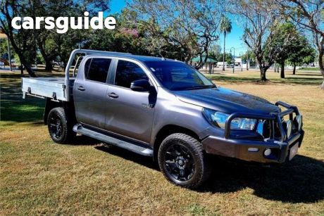 Grey 2019 Toyota Hilux Double Cab Chassis SR (4X4)