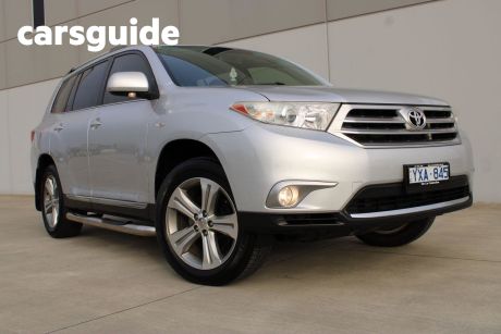Silver 2012 Toyota Kluger Wagon KX-S (fwd)