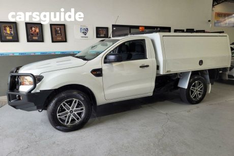 White 2017 Ford Ranger OtherCar PX MkII XL Cab Chassis Single Cab 2dr Spts Auto 4x4 3.2 LTR