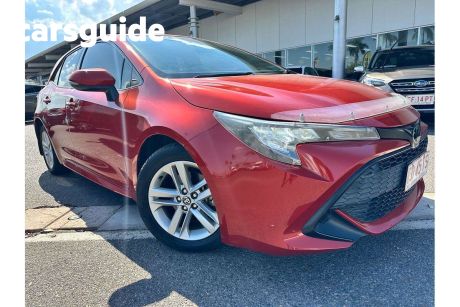 Red 2018 Toyota Corolla Hatchback Ascent Sport