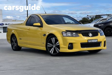 Yellow 2013 Holden Commodore Utility SS Z-Series