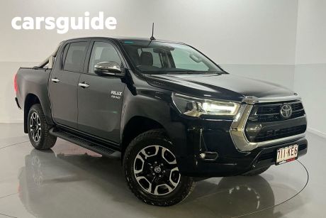 Black 2021 Toyota Hilux Double Cab Chassis SR5 (4X4)