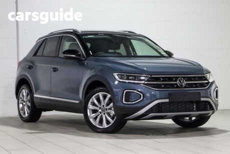 Blue 2024 Volkswagen T-ROC Wagon 110TSI Style (restricted Feat)