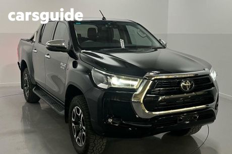 Black 2021 Toyota Hilux Double Cab Chassis SR5 (4X4)