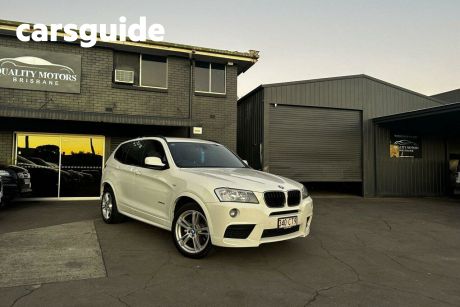 White 2013 BMW X3 Wagon xDrive 20d F25