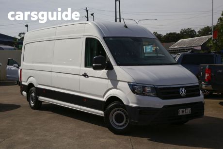 White 2019 Volkswagen Crafter Commercial 35 High Roof LWB FWD TDI340