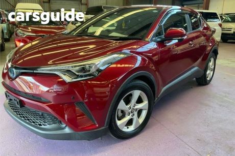 Red 2019 Toyota C-HR Wagon (Hybrid)
