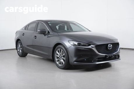 Grey 2019 Mazda 6 Sedan Sport