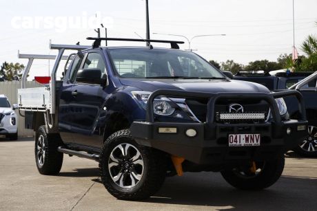 Blue 2016 Mazda BT-50 Freestyle Cab Chassis XT (4X4)