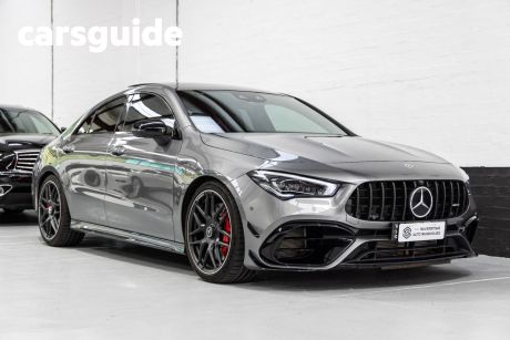 Grey 2022 Mercedes-Benz CLA45 Coupe S 4Matic+
