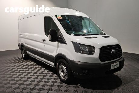White 2018 Ford Transit Commercial 350L (Mid Roof)