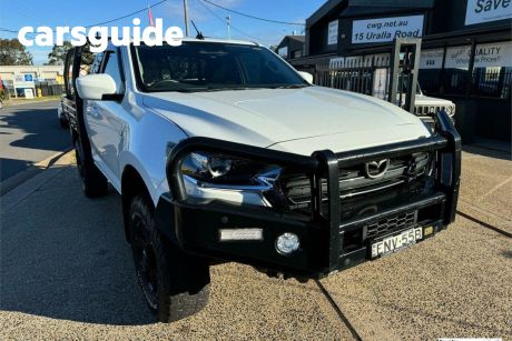 White 2021 Mazda BT-50 Freestyle Cab Chassis XT (4X4)