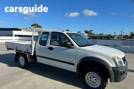 White 2005 Holden Rodeo Space Cab Chassis LX