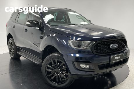Blue 2020 Ford Everest Wagon Sport (4WD 7 Seat)